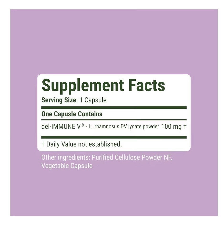 Del-Immune V Defense by Stellar Biotics Natural Immune Support Gut Health 120cap