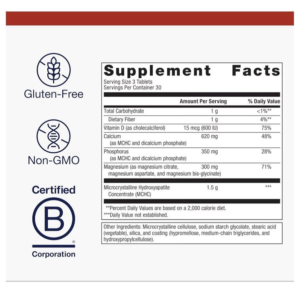 Metagenics Bone Builder with Magnesium for Comprehensive Bone Strength 90 Tablet