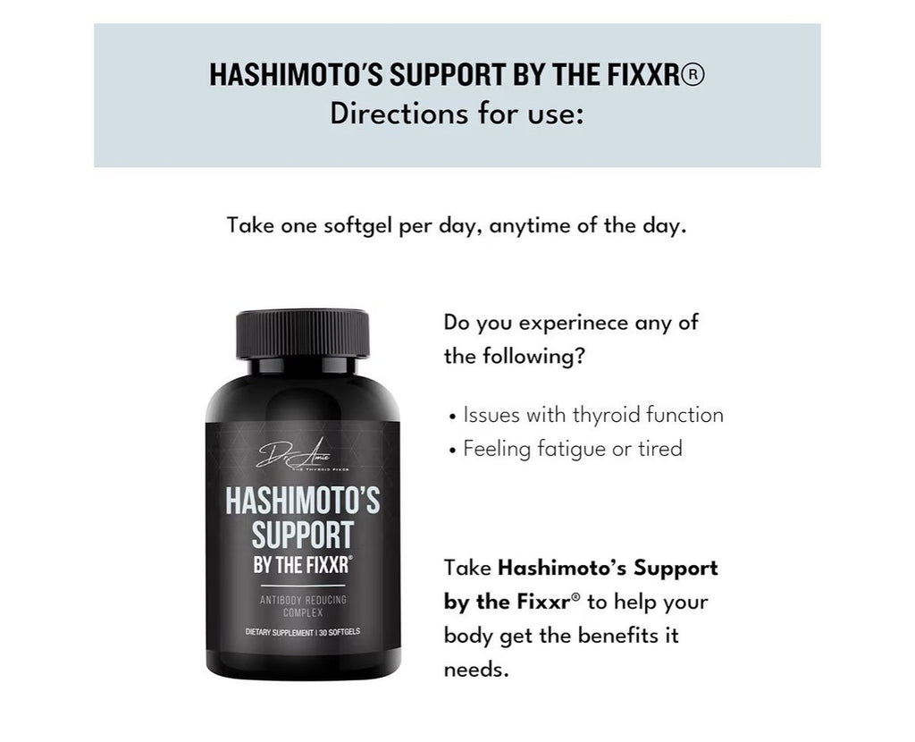 Fixxr Hashimoto's Support by Dr. Amie Antibody Reducing Complex 30 Day Supply