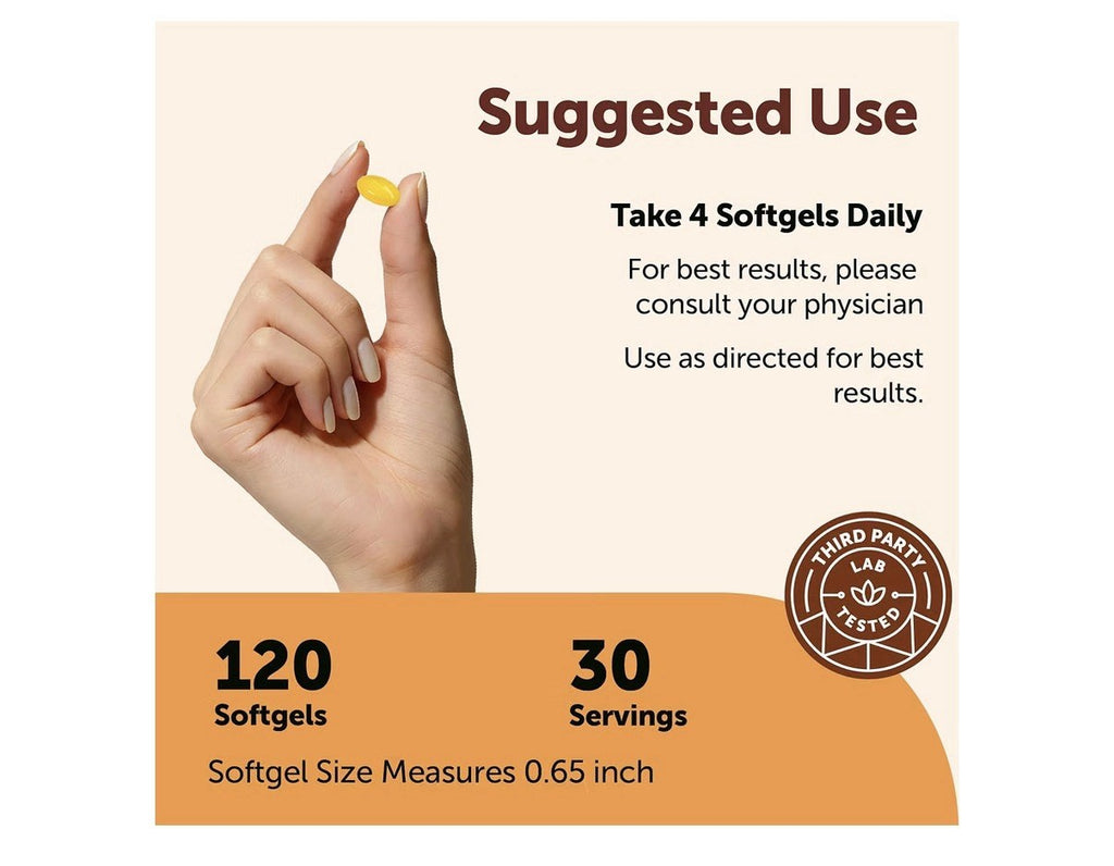 Micro Ingredients Berberine 1000mg with Mct Oil High Bioavailable 120 Softgels