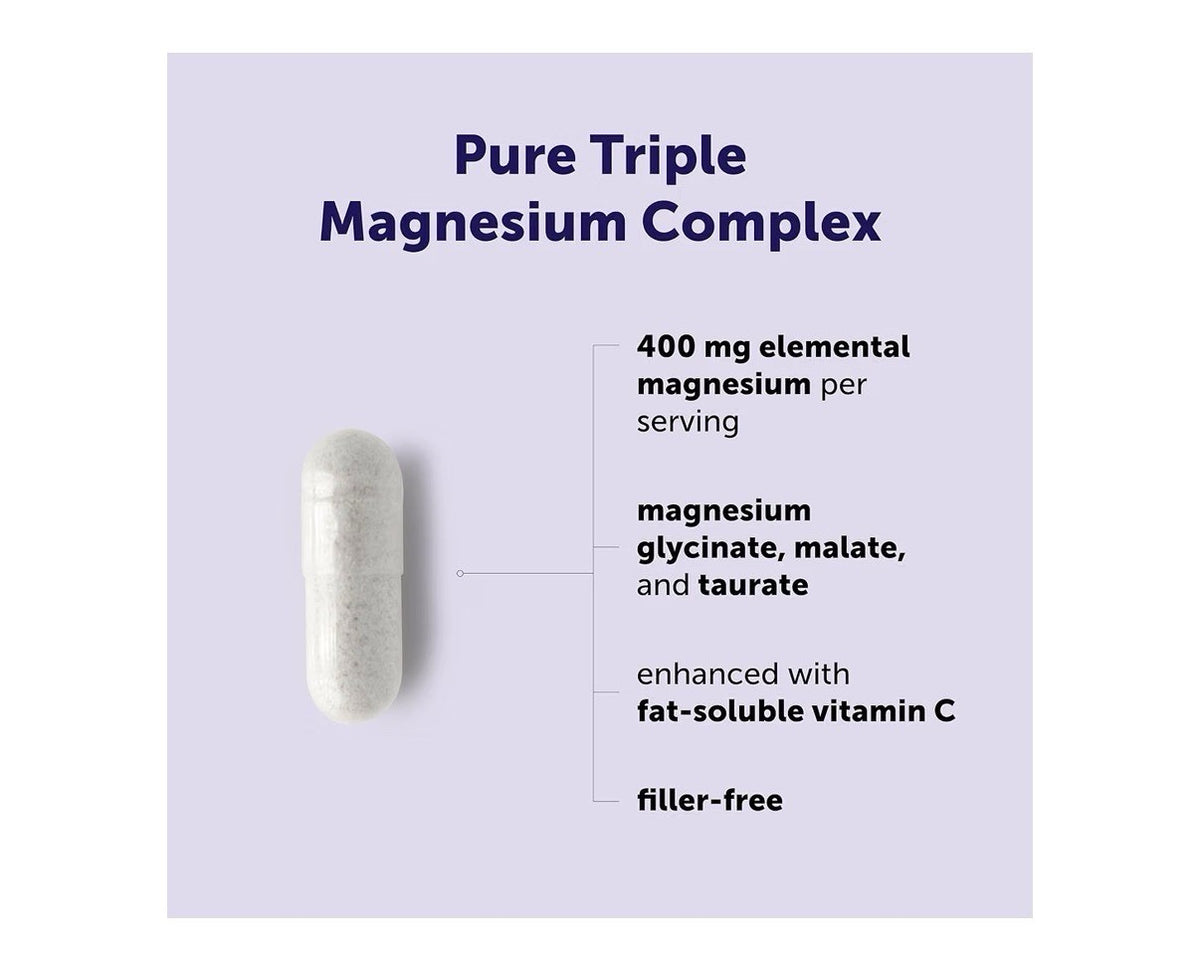 Micro Ingredients Pure Triple Magnesium Complex glycinate+malate +taurate 300cap