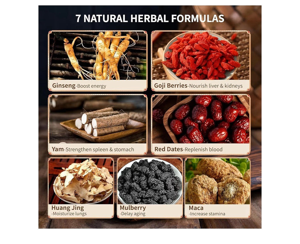 75 Teabag  Beleeplanner Ginseng Five Treasures Kidney Detox Herbal 7 Ingredients