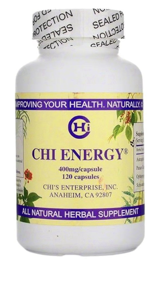 Chi's Enterprise Chi Energy Natural Herbal Supplement 120 Capsules