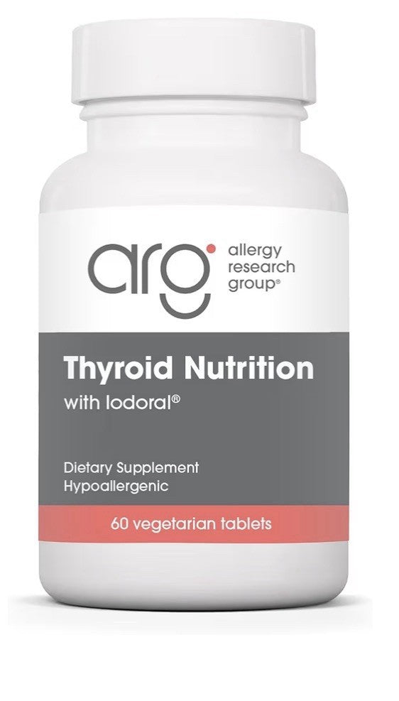 Allergy Research Group Thyroid Nutrition With Iodoral Thyroid Support 60 Tablets