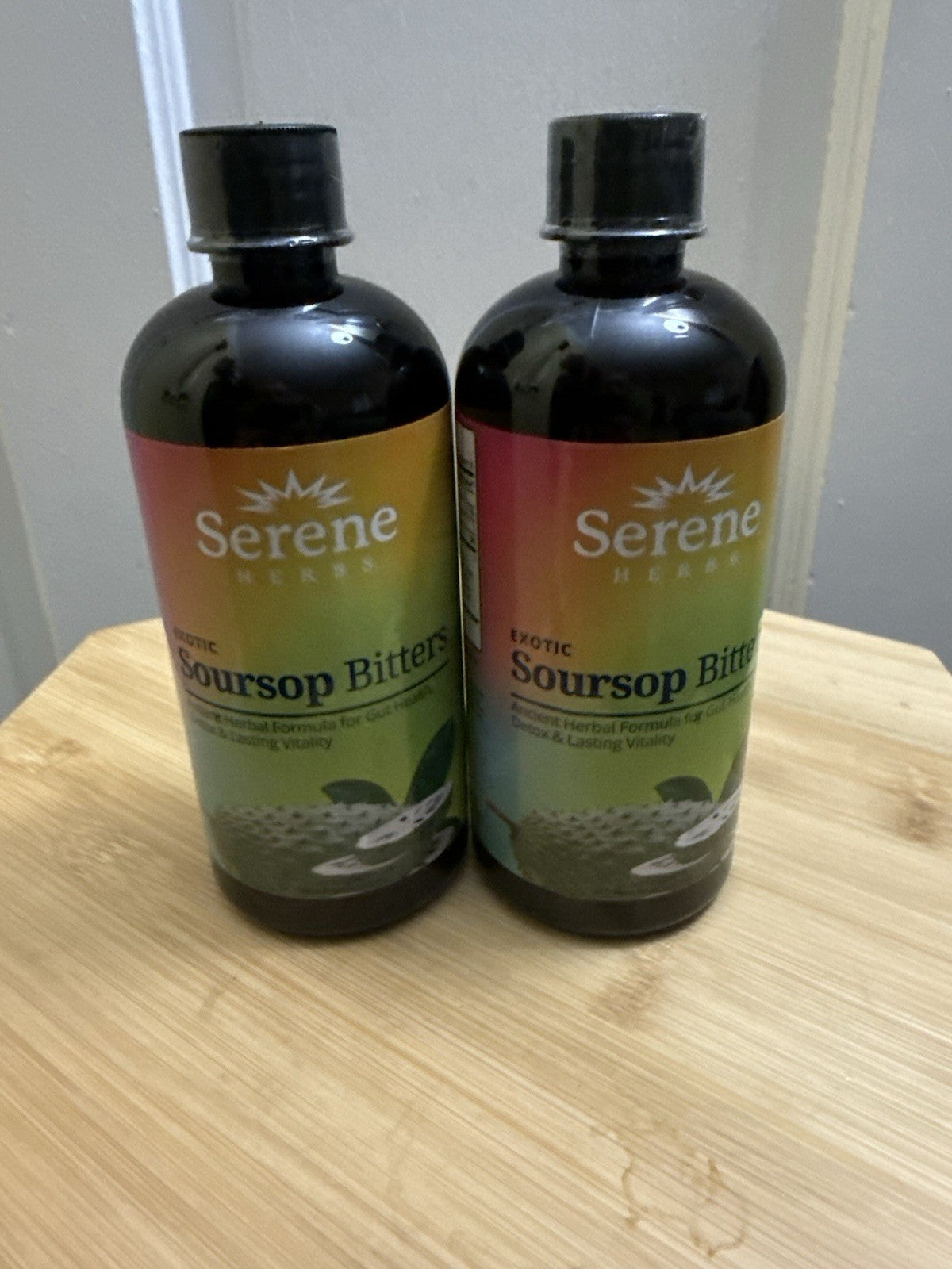 2 Packs Serene HERBS Soursop Bitters Ancient Herbal Formula Detox Gut Health