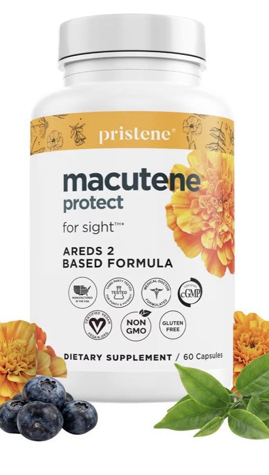 Pristene Macutene For Sight Areds 2 Based Formula Eye Macular Vitamins 60capsule