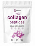 Micro Ingredients Multi Collagen Peptides Powder For Women & Men 2lb 82 Servings