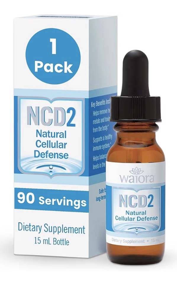 Waiora NCD2 Natural Cellular Defense Liquid Drops Mineral Cellular Support 15ml