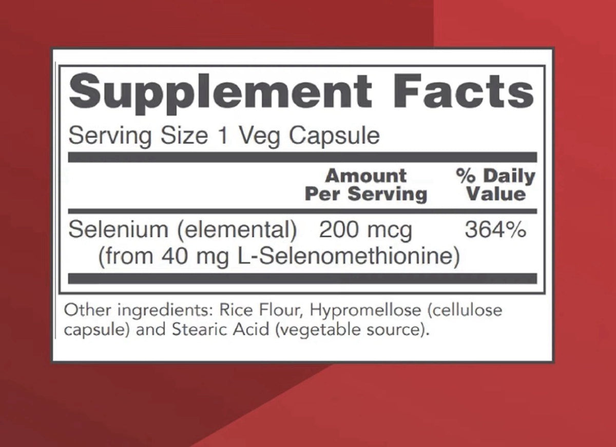 Protocol for Life Balance Selenium 200 mcg Thyroid Immune Prostate Health 90 Cap
