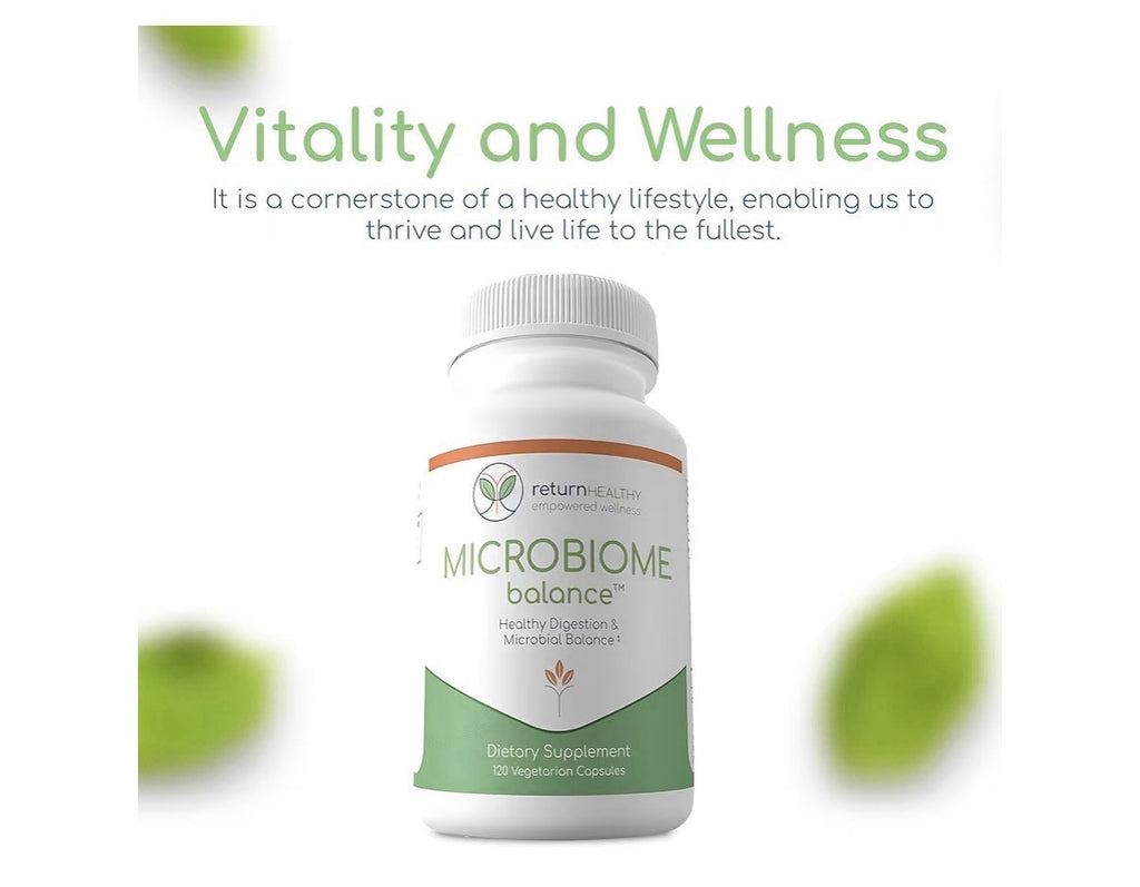 Microbiome Balance Healthy Digestion Microbial Balance Gut Digestive Health 120c