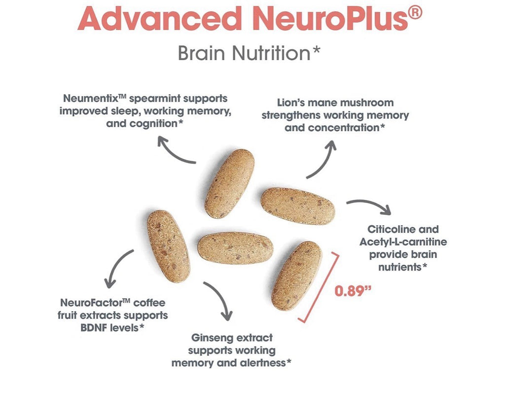 Allergy Research Group Advanced NeuroPlus Supports Working Memory 90 Tablets