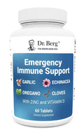 Dr. Berg Emergency Immune Support w/ Potent Blend Of Herbal Extracts 60 Tablets