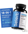 Selerb Liposmoal Magnesium 18 in 1 Complex Supplement for Women and Men 90 Caps