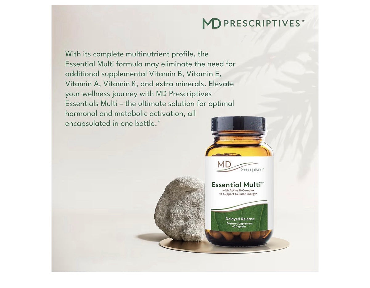 MD Prescriptives Essential Multi Active B Complex Cellular Energy Support 60Caps