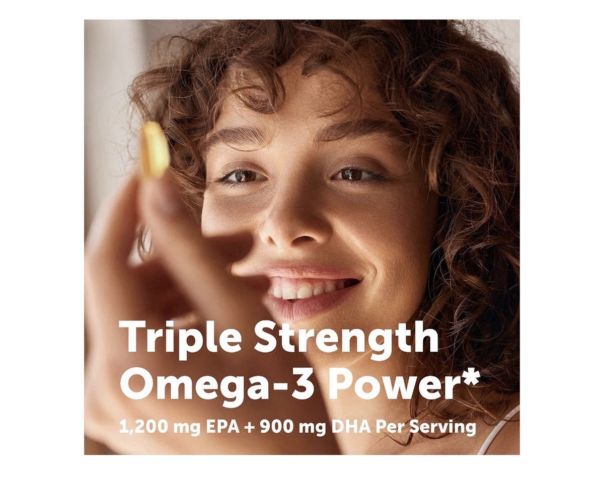 Micro Ingredients Triple Strength Omega-3 Fish Oil 4,200 mg Per Serving 240sgel