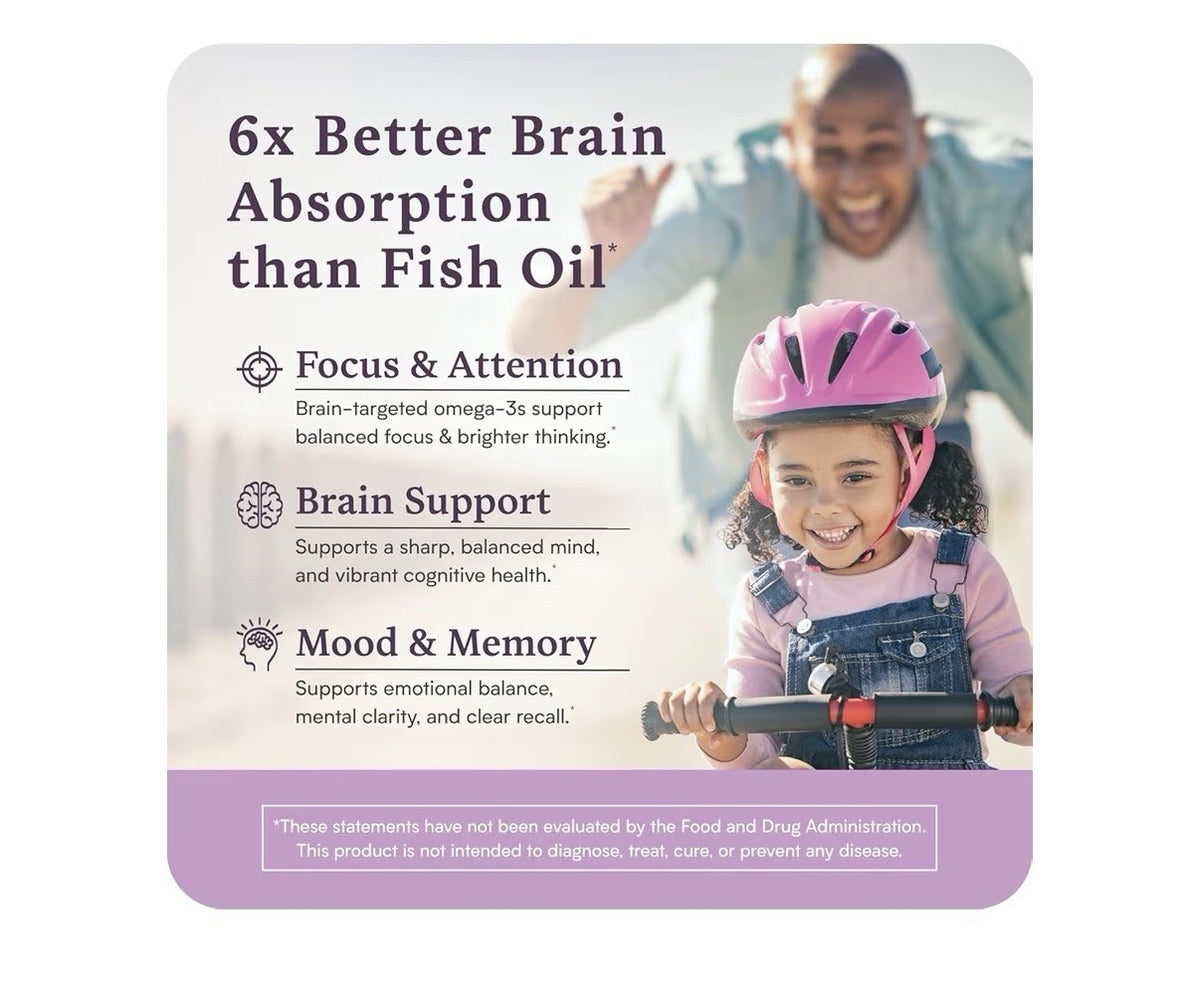 Accentrate Omega w/LYSOVETA LPC | EPA & DHA Supplements Brain Health 30 Caps