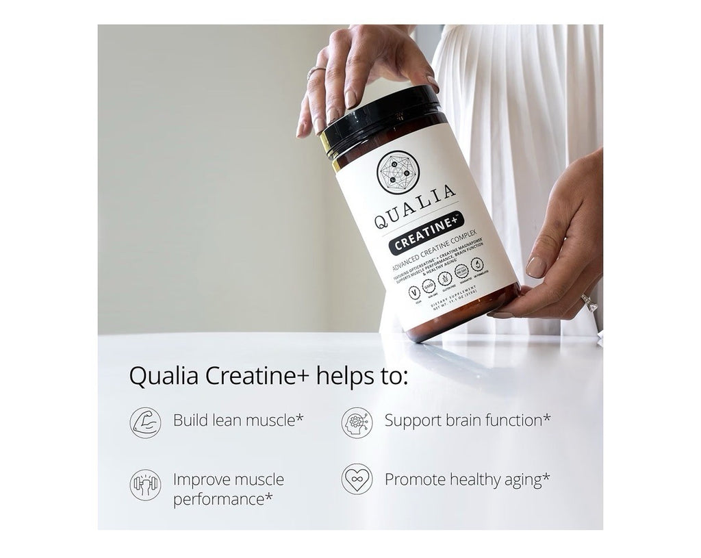 Qualia Creatine Advanced Creatine Complex Muscle Performance Health Aging 11.1oz