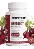 NUTRISSE Beetroot Capsules Blood Pressure Circulation Support Nitric Oxide 90cap