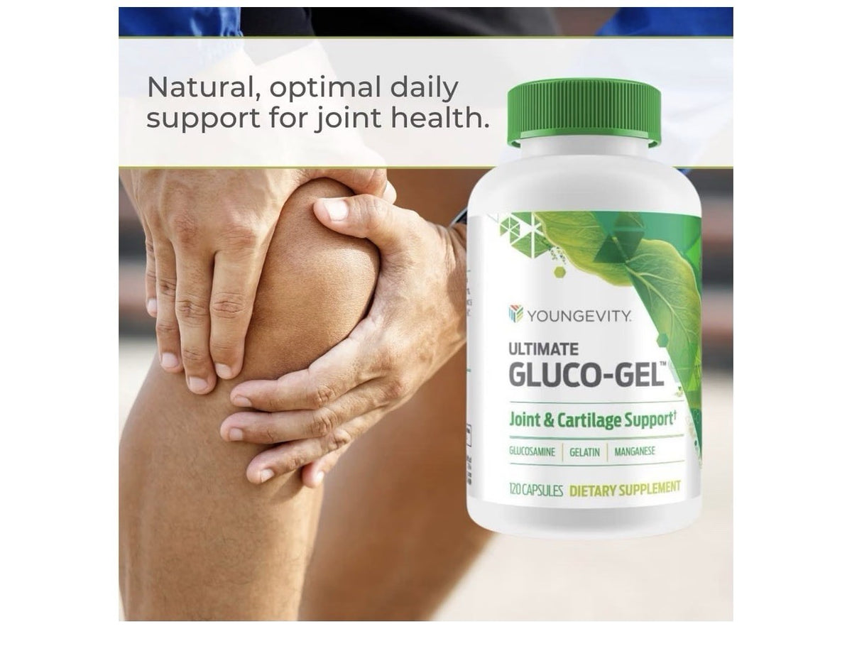 2 Pack Youngevity Ultimate Gluco-Gel Joint & Cartilage Support Tendons Bones