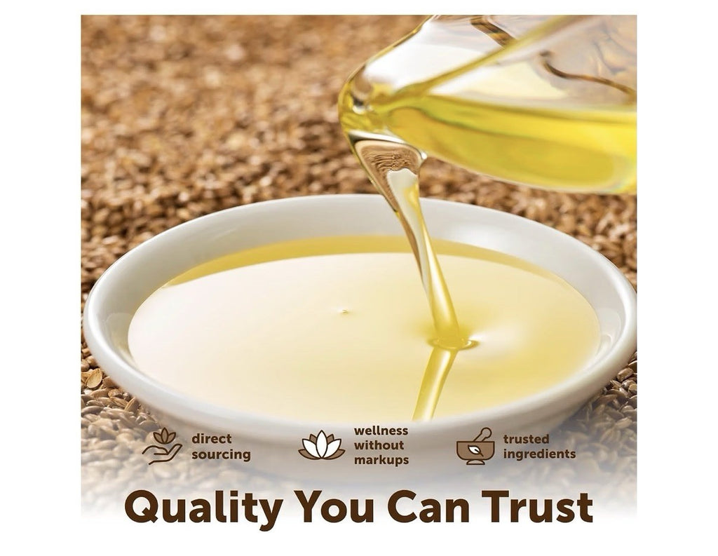 Micro Ingredients Flaxseed Oil 1 400mg Per Serving Omega 3&6&9      300 Softgels