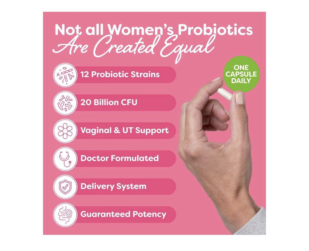 Probulin Womens Probiotic + Prebiotics Urinary Tract & Vaginal Health 90Capsules