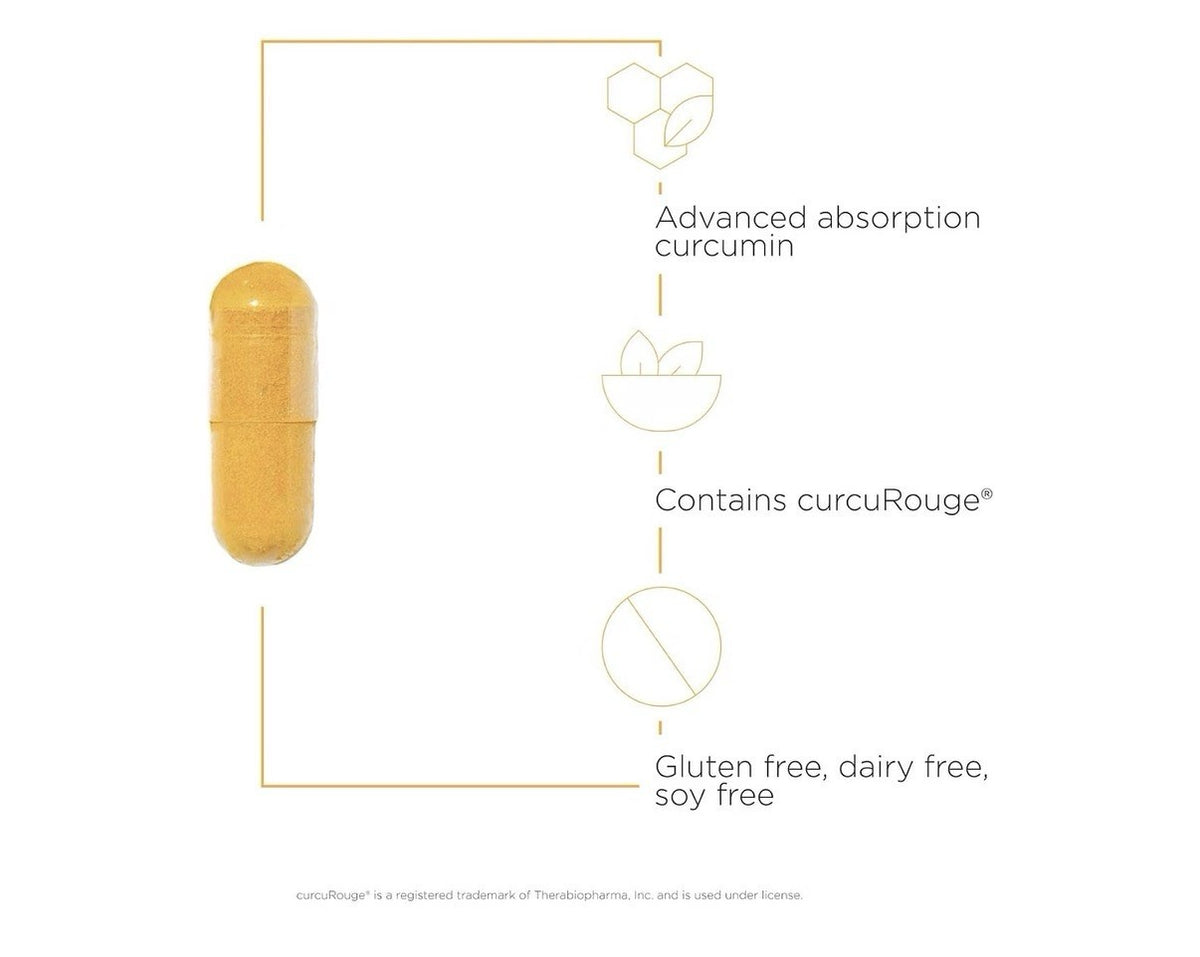 Integrative Therapeutics Curalieve Advanced Absorption Curcumin Antioxidant 120c