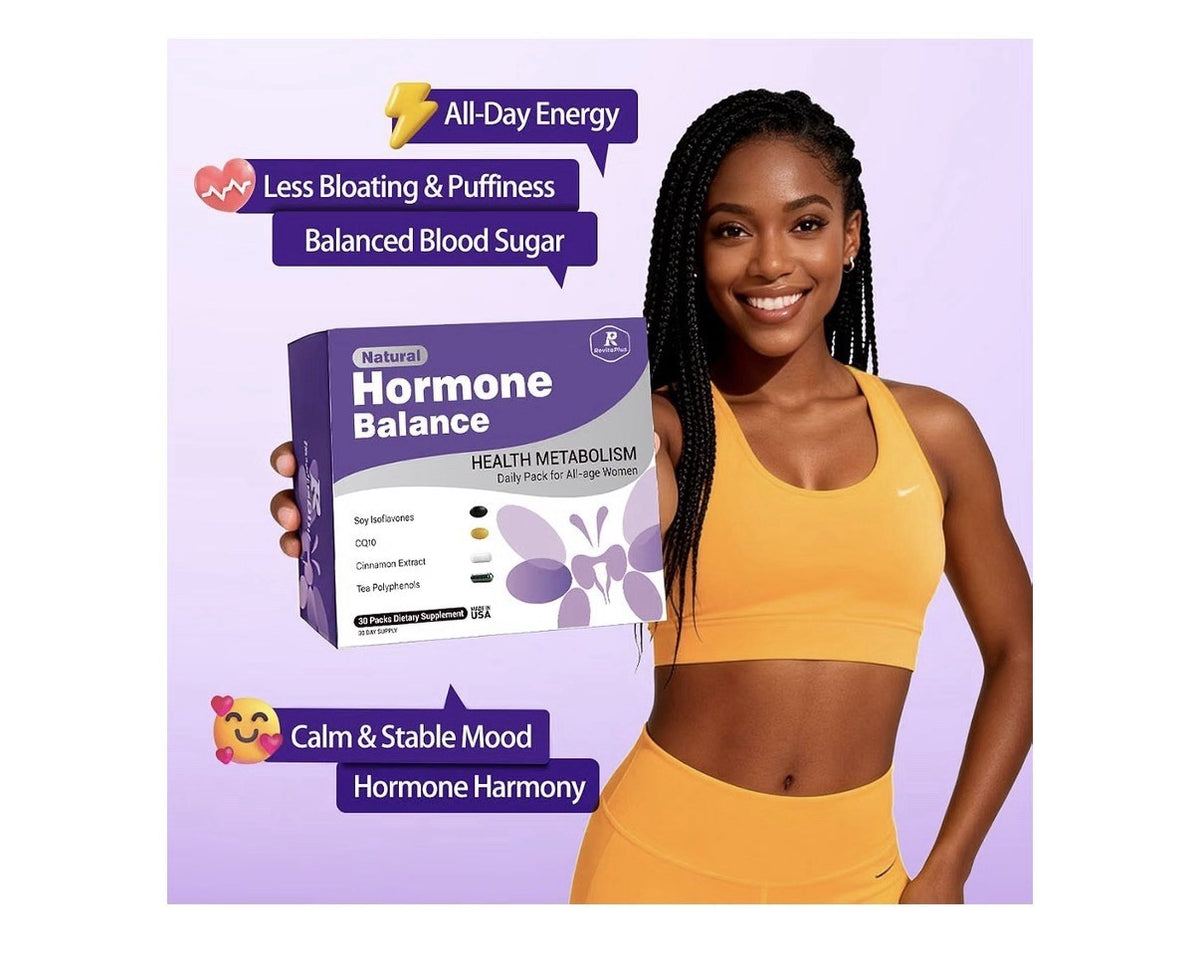 RevitaPlus Natural Hormone Balance Health Metabolism For Women Menopause PMS