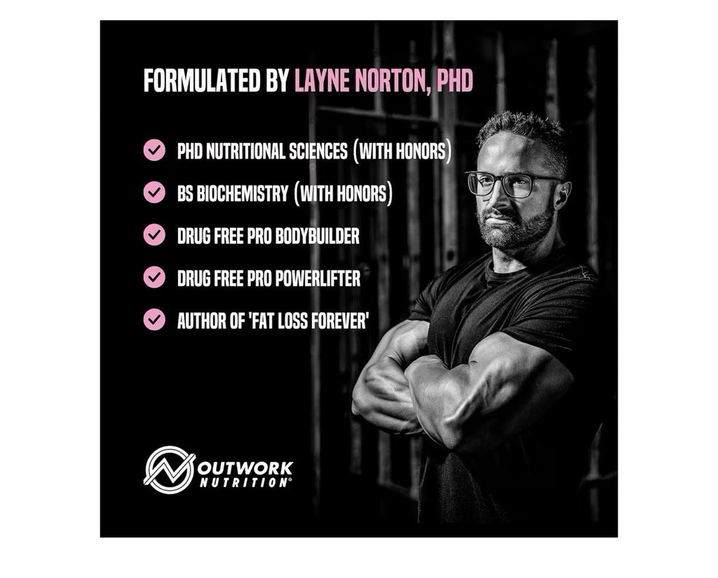 Outwork Nutrition Preworkout Energy Focus Stamina And Pump Strawberry Lemonade