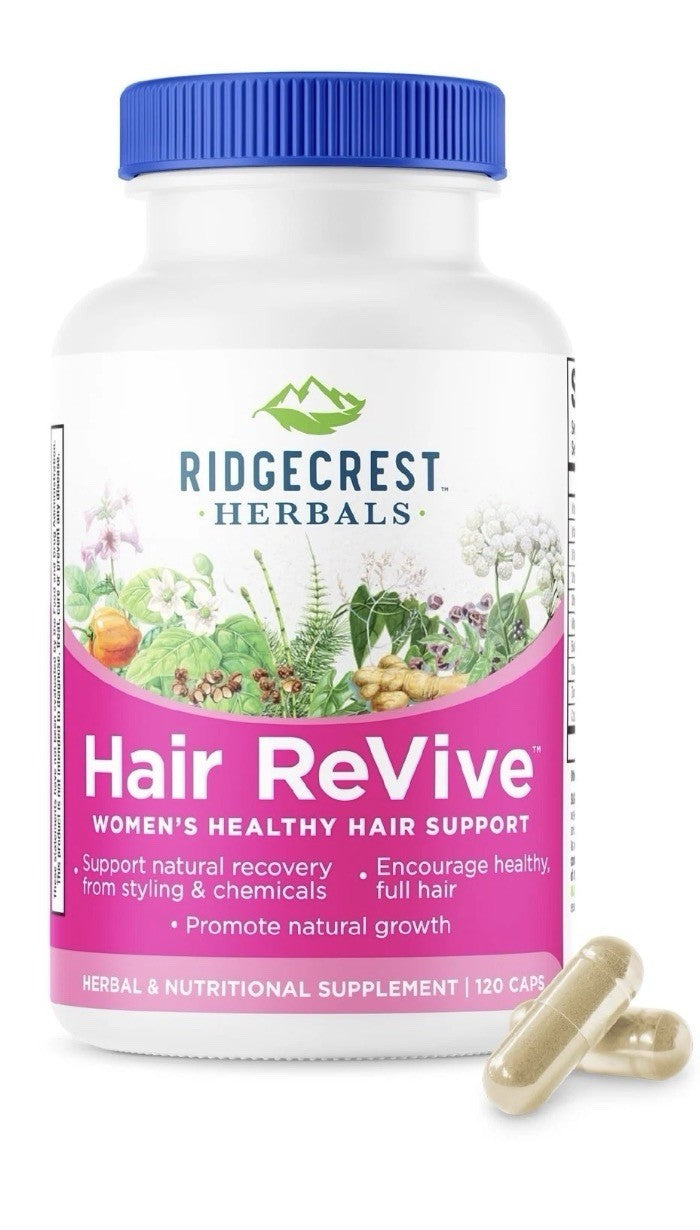 RidgeCrest Herbals Hair ReVive Nutritional Healthy Hair Support Supplement 120ca