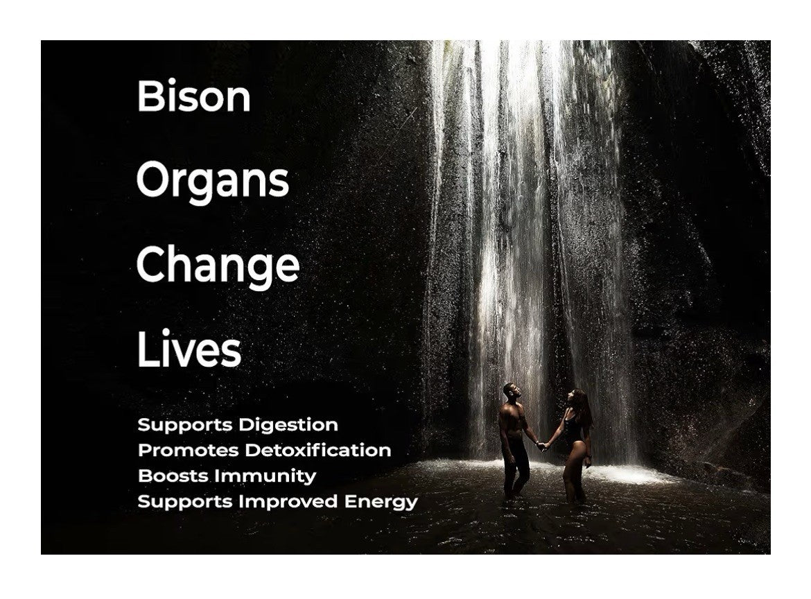 LGS Supplements Grass Fed Bison Organ Supplement For Whole Body Wellness 180caps