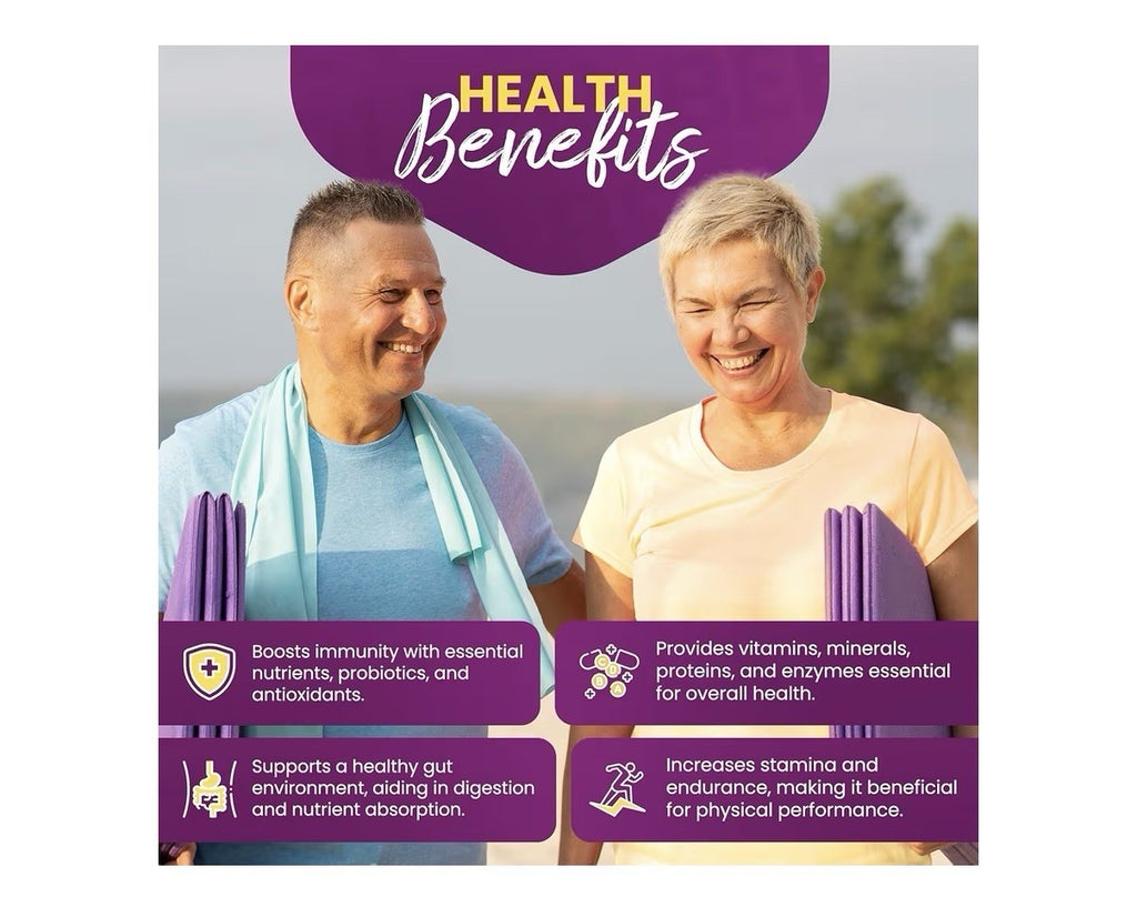 HONEYBEEZONE Bee Bread Nutrients Dense Superfood Energy Immune Support 60capsule