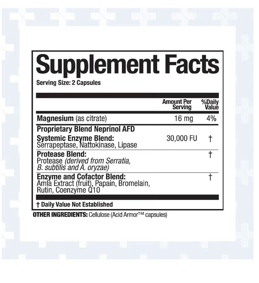 Arthur Andrew Neprinol AFD Advanced Fibrin Defense Multi Enzyme Blend 150Capsule