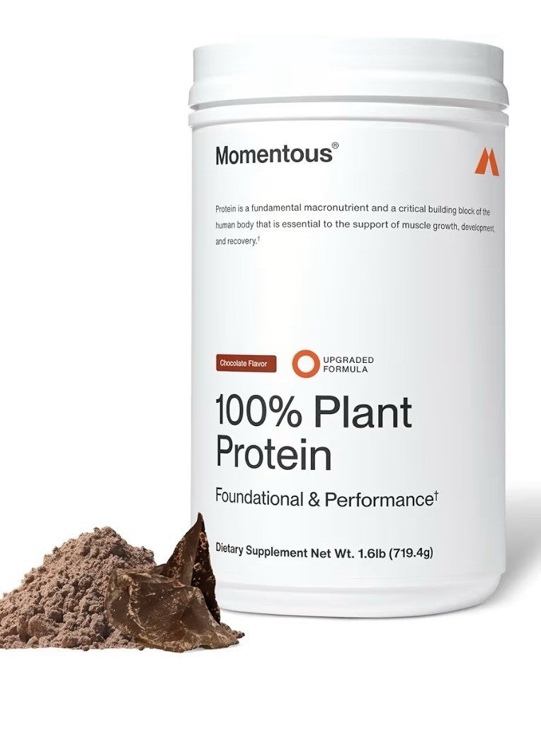 Momentous 100% Plant Protein Foundational & Performance Chocolate Flavor Powder
