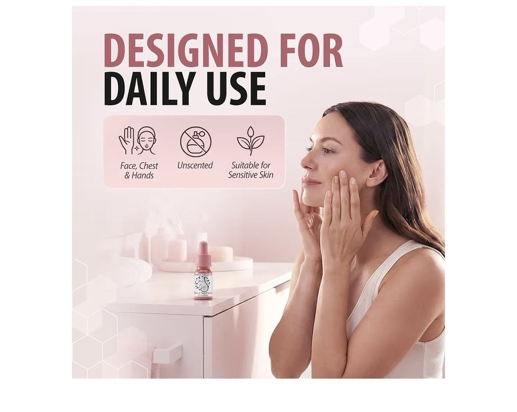 Greska's Carbon 60 Face Serum Skin Daily Moisturizer Recovery Repair 10ml