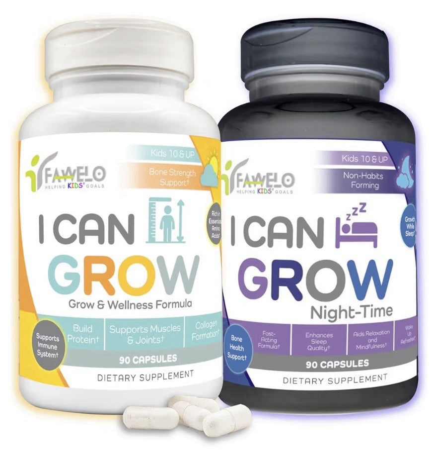 2 Pack Fawelo I Can Grow Day & Night Time Bundle for Kids 10 & Up Maximum Hight