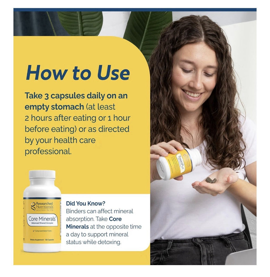 Researched Nutritionals ToxinPul Multi Detox Function Kidney Liver Cleanse 90cap