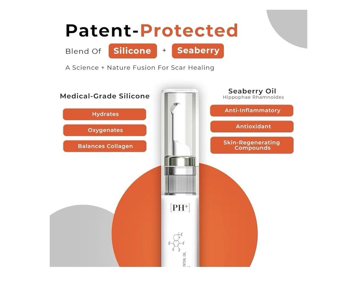 PureHealPlus Silicone Scar Gel for Old &New Scars Burns Acne Surgical Scars 13ml