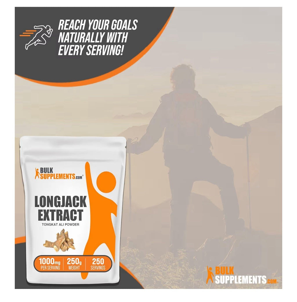BulkSupplements ongjack Extract TongkatAli Extract Powder Women, Men 8.8oz
