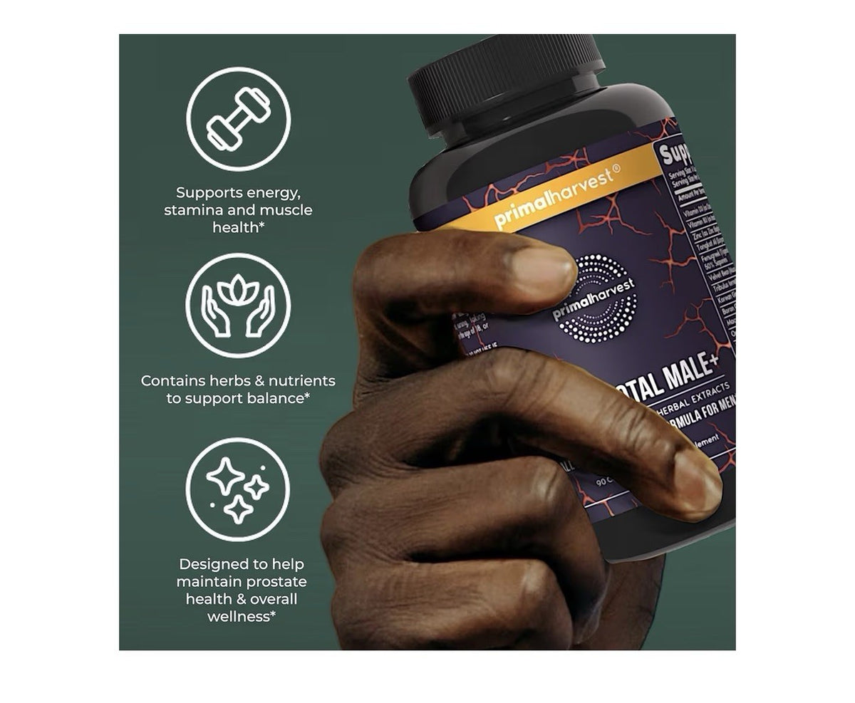 Primal Harvest Primal Total Male + All Round Multivitamin For Men 90 Capsules