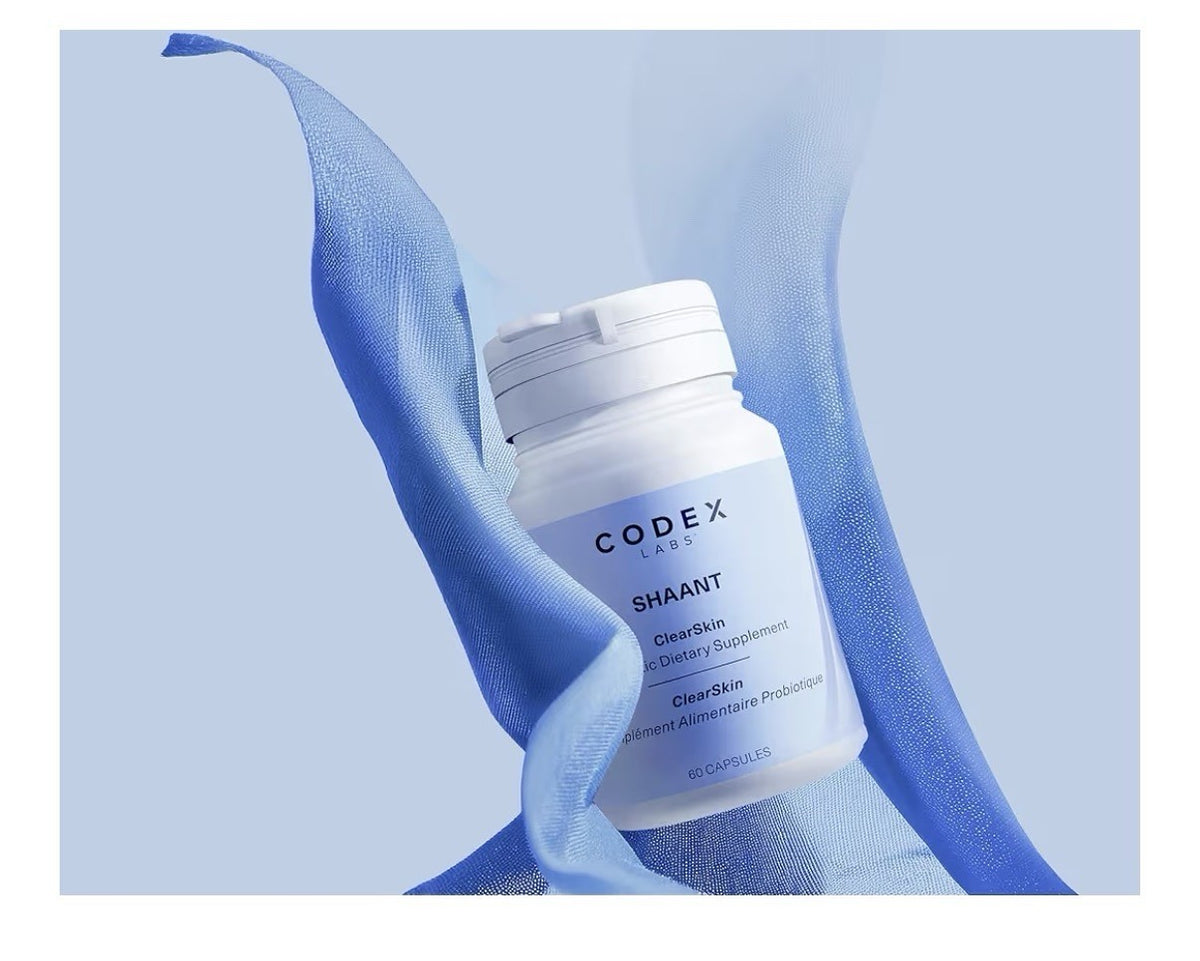Codex Labs Shaant Clear Skin 2.0 Acne Prone Probiotics Supplement 60 Capsules