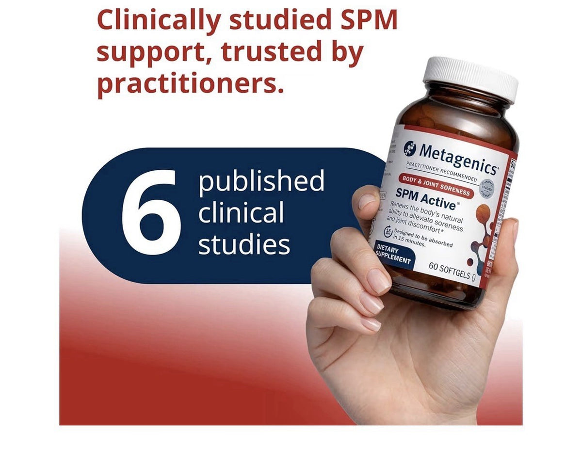Metagenics SPM Active Body And Joint Soreness Discomfort Immune Health 60Softgel