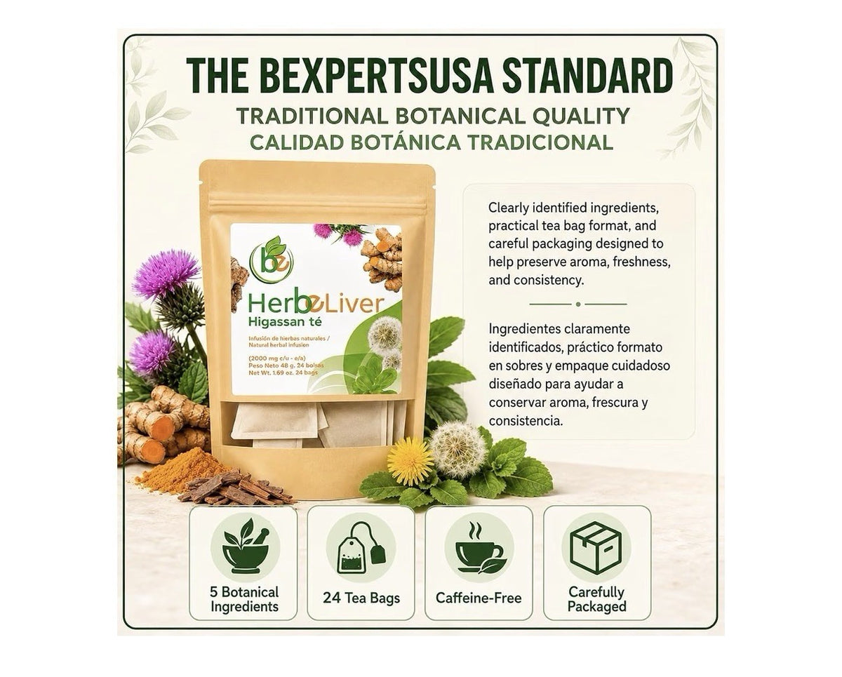 B-Experts HerbeLiver Higassan Te Natural Herbal Infusion 24 Tea Bags