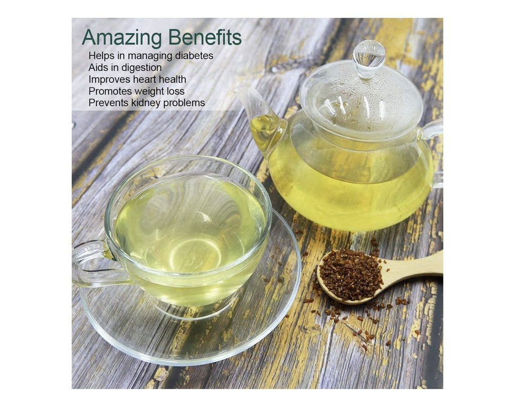 2 Pack FullChea Black Tartary Buckwheat Tea Loose Leaf Herbal Tea Himalayan