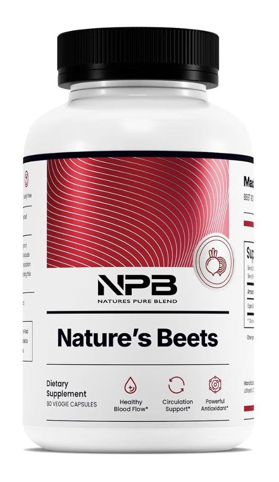 NPB Nature’s Beets Root Healthy Blood Flow Circulation Support Antioxidant 90cap