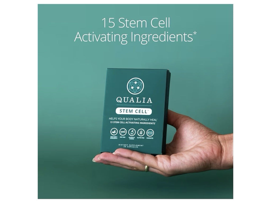 Qualia Stem Cell Helps Your Body Naturally Heal Dietary Supplement 24 Capsules