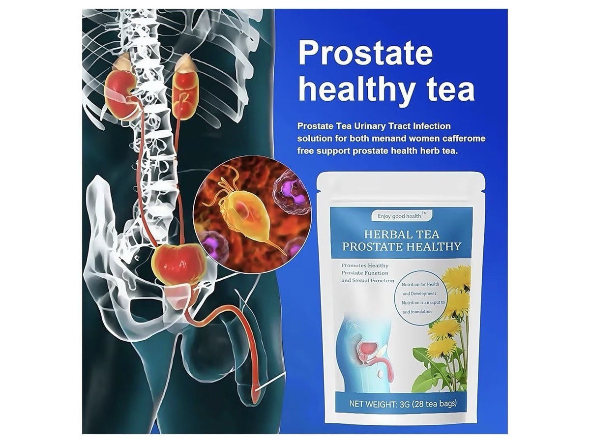kezurass Prostate Health Tea Herbal Cleansing Prostate and Urinary Tract 28Tbags