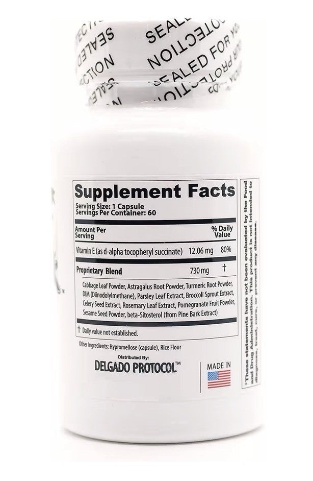 3 Pack The Delgado Protocol for Health DHT Block DHT Blocker Hair Skin Acne