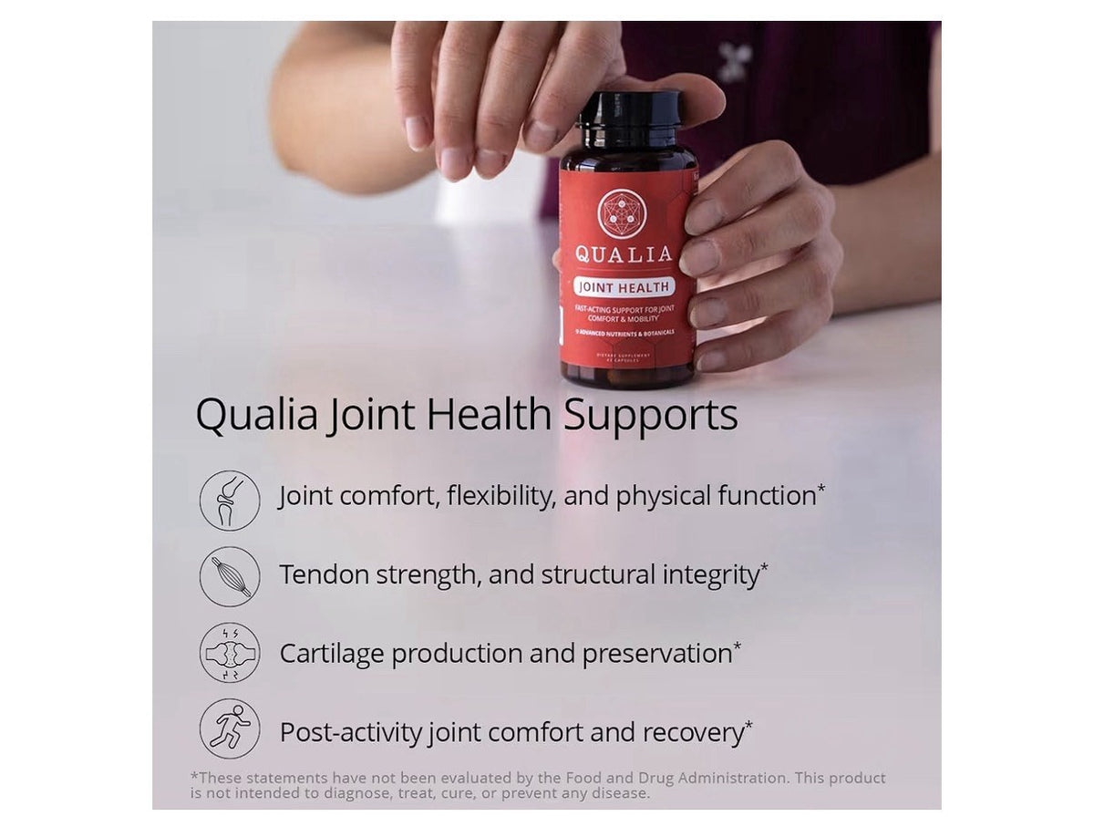 Qualia Joint Health 9 Advanced Nutrients & Botanicals Joints Comfort Mobility