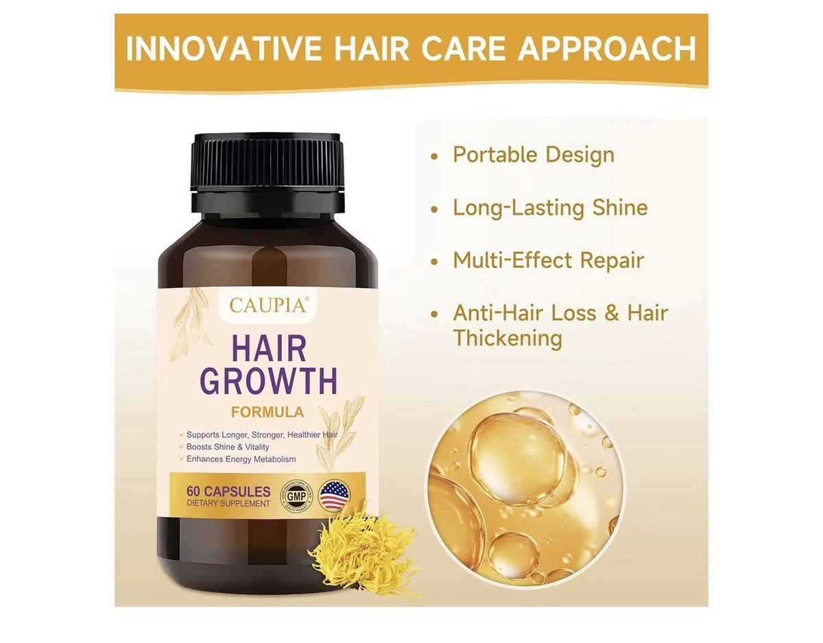 CAUPIA Hair Growth Formula Stronger Longer Healthier Hair Energy Metabolism 60ca