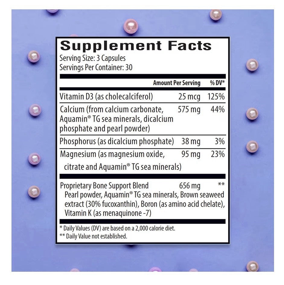 Expert Remedies Marine Recovery Calcium Bone Density Supplement Bone Health 90ca